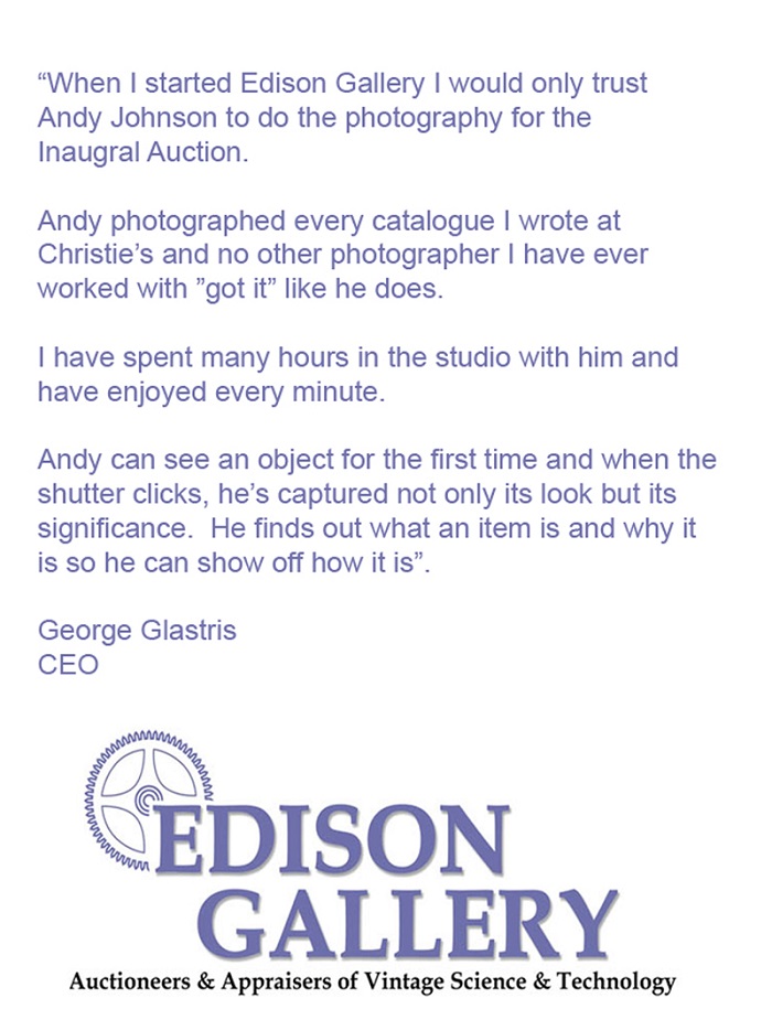 EDISON GALLERY TESTIMONIAL